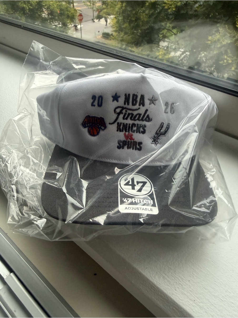 NWT NBA Finals Knicks vs Spurs Dueling Two Gone ‘47 Hat